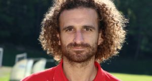 Il difensore Galuppa, autore del primo gol