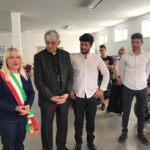 I fratelli Moriconi con il sindaco Piermattei e il cardinal Menichelli