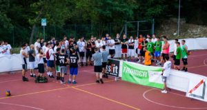 Protagonisti del "3x3" di basket