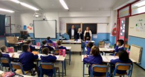 La visita alla scuola di Cesolo