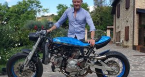 Massimo Orazi e la sua moto