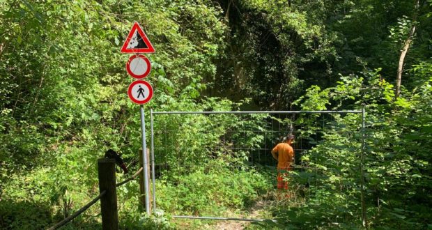 Percorso sbarrato