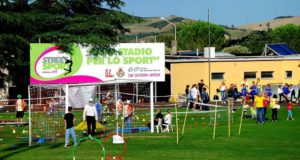 Un momento della giornata trascorsa allo stadio
