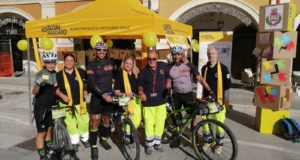 I volontari in piazza