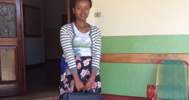 Martha, giovane studentessa etiope