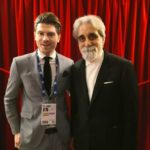 Valerio Scarponi col Maestro Giuseppe Vessicchio