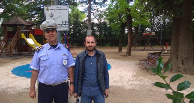 L'assessore Jacopo Orlandani e l'ex comandante Sinoblado Capaldi