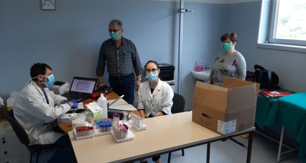 Il Centro di raccolta sangue all'ospedale di San Severino