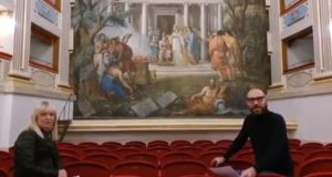 Il sindaco Rosa Piermattei e il direttore artistico Francesco Rapaccioni