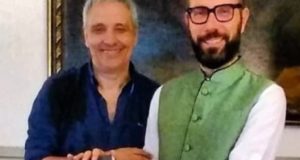 Rapaccioni e De Giovanni lo scorso luglio a San Severino