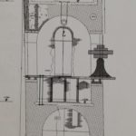 Uno dei disegni del progetto di rimozione del campanone dalla torre