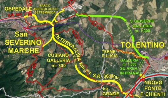 La doppia "bretella" al vaglio dell'Anas