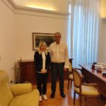 Il sindaco Piermattei con il Commissario Legnini