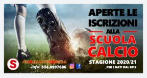 La locandina della Scuola calcio
