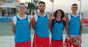 Il quartetto che ha vinto il torneo di Civitanova