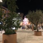 Piazza del Popolo con gli elementi arborei del progetto