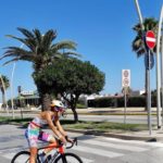 In bici