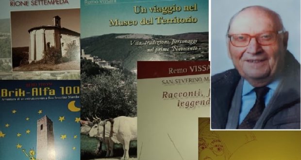Remo Vissani e la copertina di alcune sue pubblicazioni