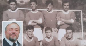 Renzo Bianchi: nella foto di squadra è il primo in piedi a sinistra