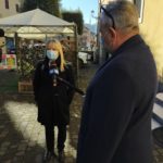 Il sindaco davanti alle telecamere di Mediaset