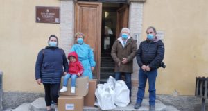 La consegna dei materiali monouso