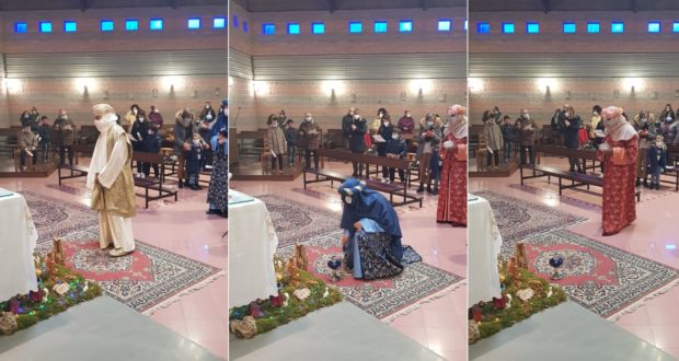 L'arrivo dei Re Magi nella chiesa di Santa Maria della Pieve