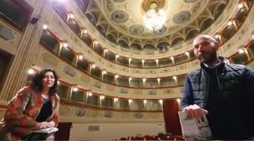 Lucia Tancredi al Feronia con il direttore artistico Francesco Rapaccioni