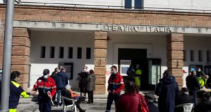 Vaccinazioni nella Sala Italia