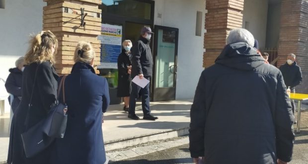 Le vaccinazioni nella Sala Italia
