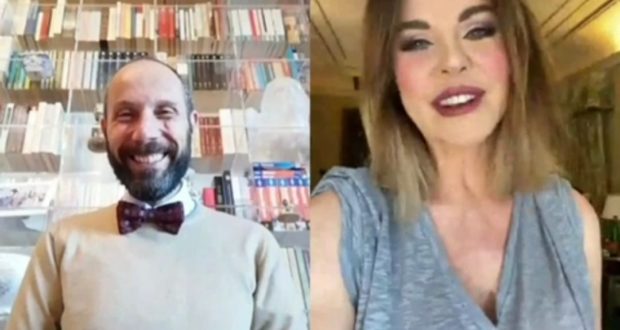 Alba Parietti intervistata da Francesco Rapaccioni