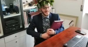 Il neodottore Giacomo Diamantini