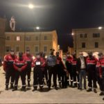 I volontari dell'Associazione nazionale Carabinieri in congedo