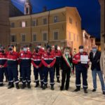 I volontari dell'Associazione nazionale Carabinieri in congedo
