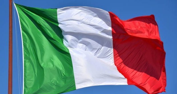 Il tricolore dell'Italia