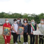 La famiglia Papavero intervenuta all'inaugurazione della targa commemorativa