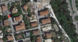 La zona di via Pergolesi a ridosso di viale Settempeda