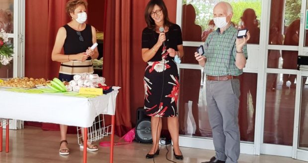 Il saluto della Dirigente e dei colleghi al "Dsga" Fabio Cristofanelli