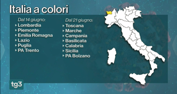 Anche le Marche in zona bianca