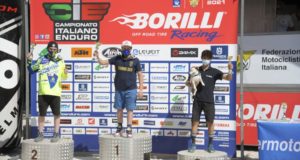 Valentino Corsi sul gradino più alto del podio nella gara di Spoleto