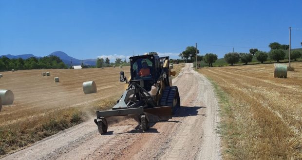 Terminati i lavori sulla strada Borgianelle - Gaglianvecchio