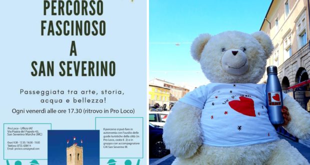 L'iniziativa della Pro loco con la mascotte Teddy Bear