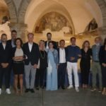 Tarcisio Antognozzi e i 16 candidati della lista "Insieme per San Severino"