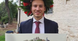 Il neo ingegnere Lorenzo Sabbatini