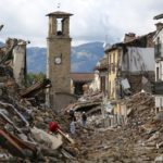Amatrice dopo il terremoto del 24 agosto del 2016