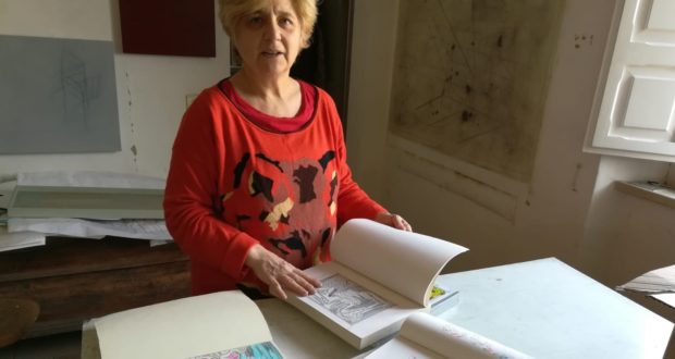 Cristina Raimondi mostra i disegni del papà Ezio dedicati alla Divina commedia