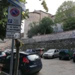 Il parcheggio vicino alle Medie