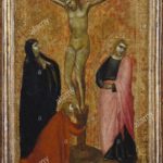 Allegretto Nuzi. Crocifissione con la Vergine, Maria Maddalena e San Giovanni
