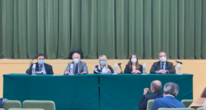 Il "tavolo" dell'incontro all'Italia
