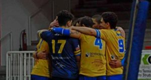I ragazzi della Sios Novavetro durante il match