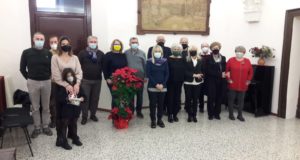 Amministratori comunali con il CdA dell'Uteam